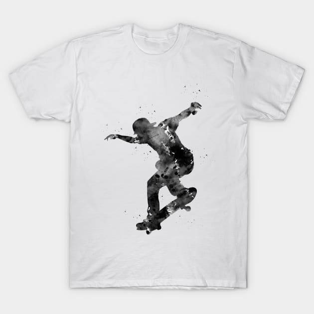 Skateboarding T-Shirt by erzebeth